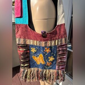 Colorful Patchwork Shoulder Bag